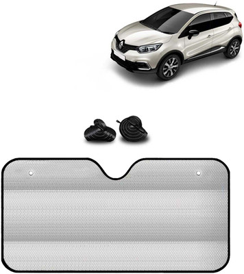 Kingsway Windshield, Dashboard, Rear Window Sun Shade For Renault Captur(Silver)