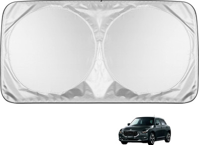 MOCKHE Windshield Sun Shade For Maruti Suzuki New Swift(Silver)