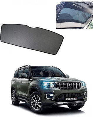AuTO ADDiCT Rear Window Sun Shade For Mahindra New Scorpio(Black)