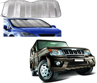 ROSHNEER ENTERPRISES Windshield Sun Shade For Mahindra Bolero(Silver)