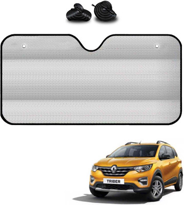 COSMOGEAR Windshield, Dashboard, Rear Window Sun Shade For Renault Triber(Silver)