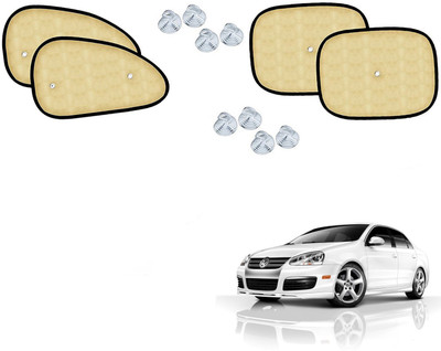 Automotive Prist Side Window Sun Shade For Volkswagen Jetta(Beige)