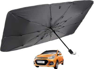 MOCKHE Windshield Sun Shade For Hyundai Grand i10(Silver)