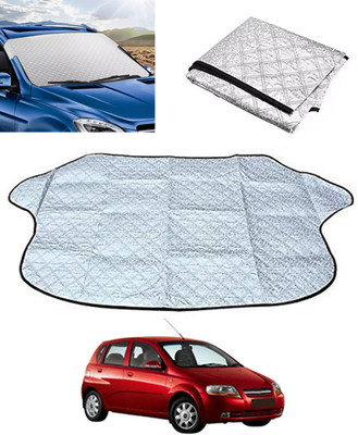 monolive Windshield Sun Shade For Chevrolet Universal For Car(Silver)