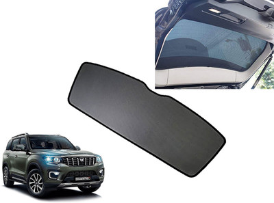 AUTO PEARL Rear Window Sun Shade For Mahindra Scorpio Neo(Black)