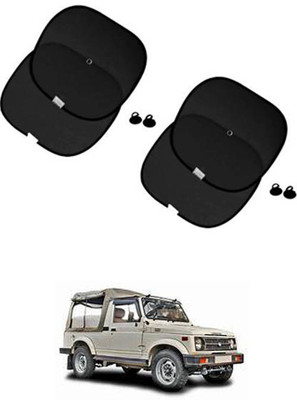 FKOK Side Window Sun Shade For Maruti Suzuki Gypsy King(Black)