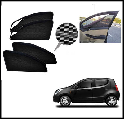 RAKRISH Rear Window, Side Window Sun Shade For Maruti Suzuki A-Star(Black)