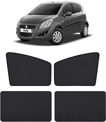 RAKRISH Rear Window, Side Window Sun Shade For Maruti Suzuki Ritz(Black)