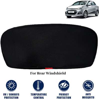 Kingsway Rear Window Sun Shade For Hyundai Xcent(Black)
