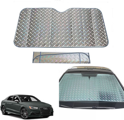 AUTO PEARL Dashboard, Windshield Sun Shade For Audi S3(Grey)