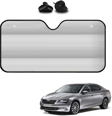 COSMOGEAR Windshield, Dashboard, Rear Window Sun Shade For Skoda Superb(Silver)