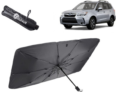 Selifaur Dashboard, Rear Window, Sun Roof, Windshield Sun Shade For Subaru Forester(Black)