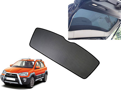 AUTO PEARL Rear Window Sun Shade For Toyota Etios Cross(Black)