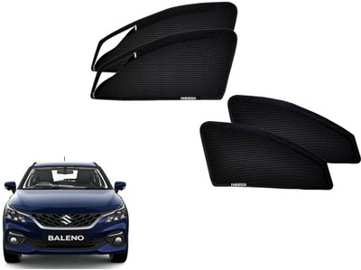 HARKRISH Side Window Sun Shade For Maruti Suzuki Baleno(Black)