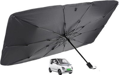 MOCKHE Windshield Sun Shade For MG Universal For Car(Black)