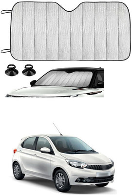 GONAMA Windshield Sun Shade For Tata Tiago(Silver)
