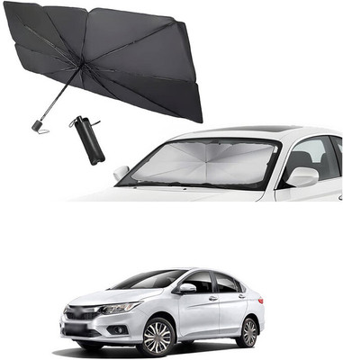 GONAMA Rear Window Sun Shade For Honda City(Silver)
