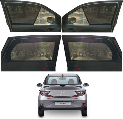 autoluxer Side Window Sun Shade For Hyundai Aura(Black)