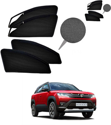 RAKRISH Rear Window, Side Window Sun Shade For Maruti Suzuki Vitara Brezza(Black)