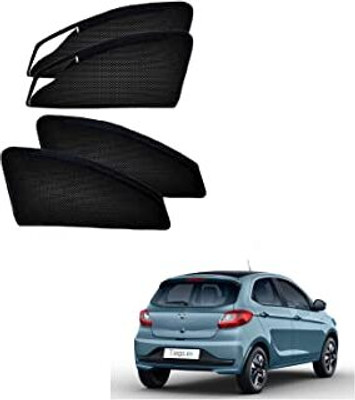 HARKRISH Side Window Sun Shade For Tata Tiago(Black)