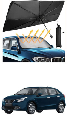 XZRTZ Windshield Sun Shade For MG Hector(Black)