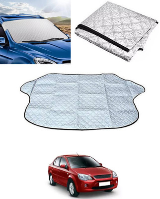 RKPSP Windshield Sun Shade For Ford Ikon(Silver)