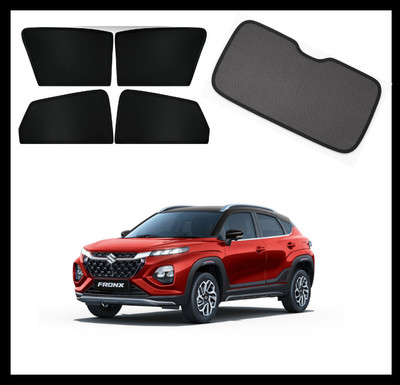 RAKRISH Rear Window, Side Window Sun Shade For Maruti Suzuki Fronx(Black)