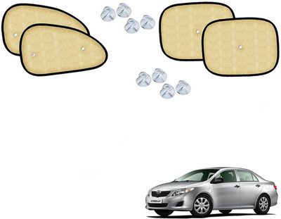 Automotive Prist Side Window Sun Shade For Toyota Corolla(Beige)