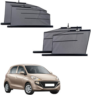 SS FOR YOUR SMART NEEDS Side Window Sun Shade For Hyundai Santro(Black)