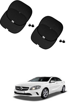 FKOK Side Window Sun Shade For Mercedes Benz A180(Black)