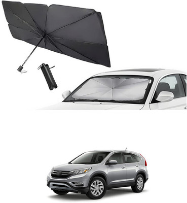 GONAMA Windshield Sun Shade For Honda Universal For Car(Black)