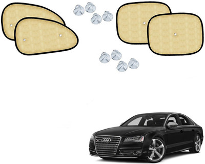 Automotive Prist Side Window Sun Shade For Audi S8(Beige)