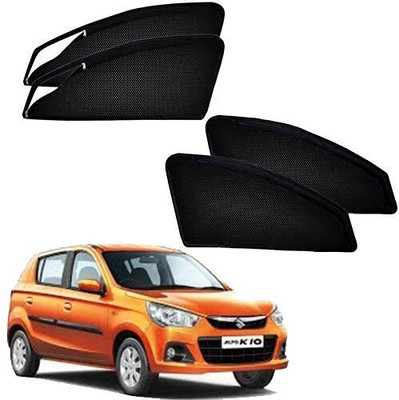 RAKRISH Rear Window, Side Window Sun Shade For Maruti Suzuki Alto K10(Black)