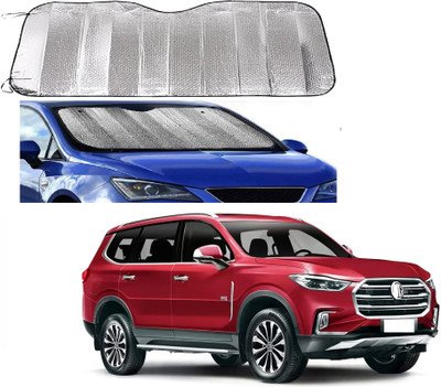 ROSHNEER ENTERPRISES Windshield Sun Shade For MG Gloster(Silver)
