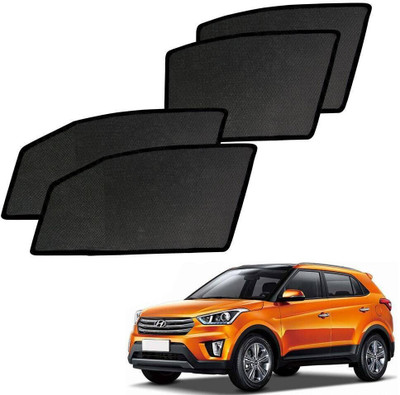 AUTO PEARL Side Window Sun Shade For Hyundai Creta(Black)