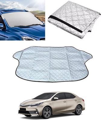 RKPSP Windshield Sun Shade For Toyota Altis(Silver)