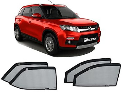 AUTOFIXER Side Window Sun Shade For Maruti Suzuki Brezza(Black)