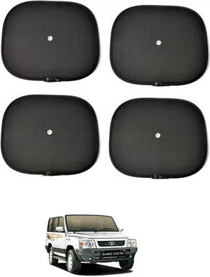 APICAL Side Window Sun Shade For Tata Sumo Victa(Black)