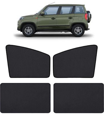 TOP VECHILE Rear Window, Side Window Sun Shade For Mahindra Bolero(Black)