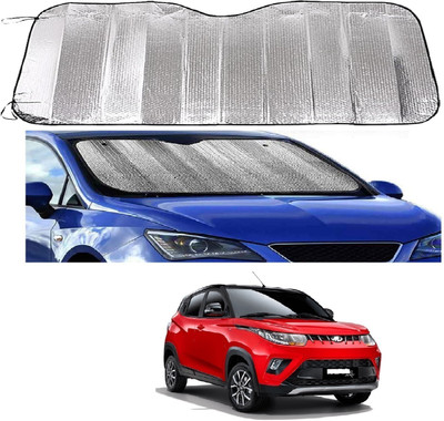 ROSHNEER ENTERPRISES Windshield Sun Shade For Mahindra KUV 100(Silver)