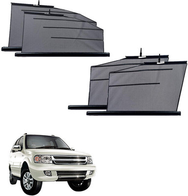 SS FOR YOUR SMART NEEDS Side Window Sun Shade For Tata Safari(Black)