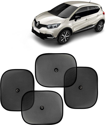 Kingsway Side Window, Rear Window, Windshield Sun Shade For Renault Captur(Black)
