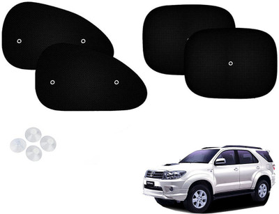 Automotive Prist Side Window Sun Shade For Toyota Fortuner(Black)