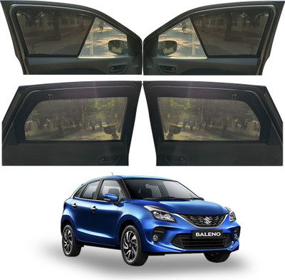 autoluxer Side Window Sun Shade For Maruti Suzuki Baleno(Black)