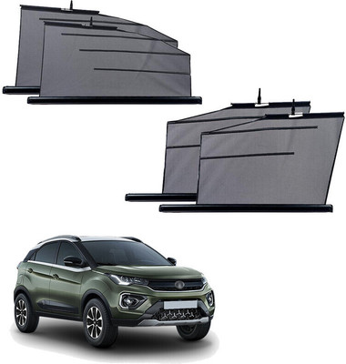 SS FOR YOUR SMART NEEDS Side Window Sun Shade For Tata Nexon(Black)
