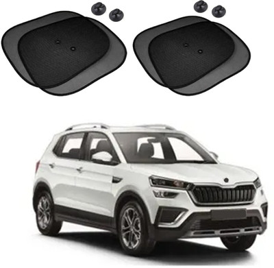 Shopone Rear Window, Side Window Sun Shade For Skoda Kushaq(Black)