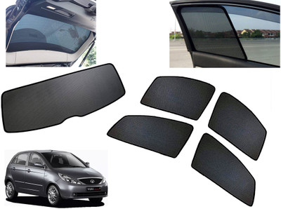 AUTO PEARL Side Window, Rear Window Sun Shade For Tata Indica Vista(Black)
