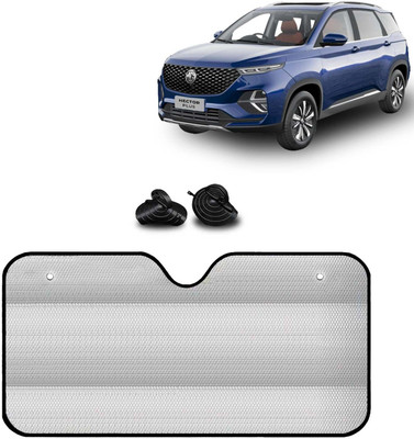 Kingsway Windshield, Dashboard, Rear Window Sun Shade For MG Hector Plus(Silver)