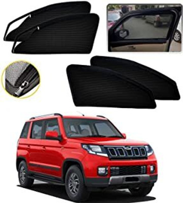 HARKRISH Side Window Sun Shade For Mahindra TUV-300(Black)