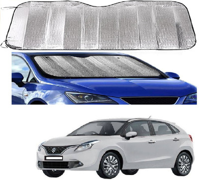 ROSHNEER ENTERPRISES Windshield Sun Shade For Maruti Suzuki Baleno(Silver)